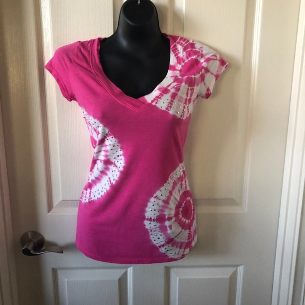 🌺3 for $25🌺INC - Pink and White Tie Die Sparkles